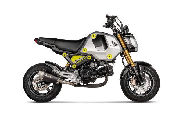 BLACK EDITION silenciosos Slip-on. No homologado Akrapovic - Honda MSX 125 Grom - 2024 a 2024 - Imagen 2