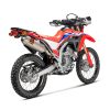 Silenciosos Slip-on. No homologado Akrapovic - Honda CRF 300 RLA Rally - 2024 a 2024 - Imagen 3
