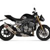Silenciosos Slip-on. Homologado Akrapovic - Triumph Speed Triple 1200 - 2024 a 2024 - Imagen 2