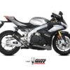 Mivv Slip-On Mk3 carbono Aprilia RSV4 / Tuono V4 1100 2021-24