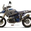 Mivv Slip-On Oval carbono BMW HP2 Enduro 2005-09