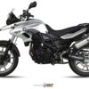 Mivv Slip-On Suono St. Steel con tapa carbono BMW F 700 GS 2012-17