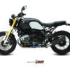 Mivv Slip-On Suono black con tapa carbono BMW R Nine T 2014-23