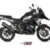 Mivv Slip-On Oval carbono con tapa carbono BMW R 1250 GS / Adventure 2019-23
