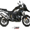 Mivv Slip-On Speed edge St. Steel con tapa carbono BMW R 1250 GS / Adventure 2019-23