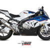 Mivv Slip-On Speed edge St. Steel con tapa carbono BMW S 1000 RR 2015-16