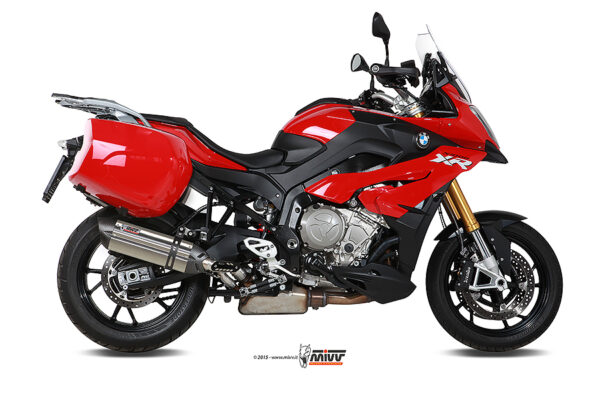 Mivv Slip-On Suono St. Steel con tapa carbono BMW S 1000 XR 2015-19