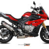 Mivv Slip-On Oval titan con tapa carbono BMW S 1000 XR 2015-19