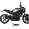 Mivv Slip-On Mk3 black Benelli Leoncino 800 2022-24