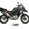 Mivv Slip-On Oval carbono con tapa carbono Benelli TRK 502 X 2018-24