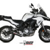 Mivv Slip-On Oval carbono con tapa carbono Benelli TRK 502 2017-24