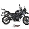 Mivv Slip-On Oval black con tapa carbono Benelli TRK 702 / X 2023-24