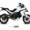 Mivv Slip-On Suono black con tapa carbono Ducati Multistrada 1200 2010-14