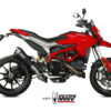 Mivv Slip-On Delta Race black Ducati Hypermotard 939 2016-18