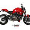 Mivv Slip-On Mk3 carbono Ducati Monster 821 2014-17 / Monster 1200 / S 2014-16