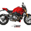 Mivv Slip-On GP Pro black Ducati Monster 821 2018-20 / Monster 1200 2017-21