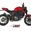 Mivv Slip-On X-M5 black Ducati Monster 2021-24