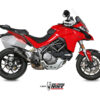 Mivv Slip-On Delta Race black Ducati Multistrada 1200 2015-17 / Multistrada 1260 2018-20