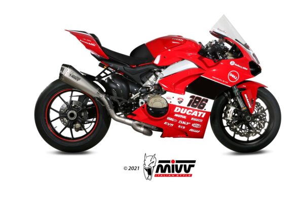 Mivv Full system 2x1 Delta Race Full titanium Ducati Panigale V4 2018-22