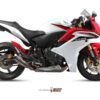Mivv Slip-On Double Gun Full titanium Honda CBR 600 F 2011-13 / Hornet 600 2007-13