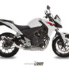 Mivv Slip-On GP black Honda CB 500 F / X / CBR 500 R 2013-15