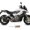 Mivv Slip-On Oval carbono con tapa carbono Honda Crossrunner 2011-14