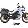 Mivv Slip-On Oval black con tapa carbono Honda XL750 Transalp 2023-24