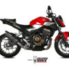 Mivv Slip-On Suono black con tapa carbono Honda CB 500 F 2019-24