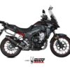 Mivv Slip-On Oval carbono con tapa carbono Honda CB 500 X 2021-24