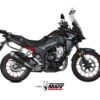 Mivv Slip-On Delta Race black Honda CB 500 X 2021-24