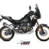 Mivv Slip-On Oval titan con tapa carbono Honda CRF 1100 L Africa Twin 2020-23