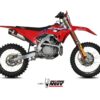 Mivv Slip-On Oval titanium Honda CRF 450 2021-24