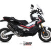 Mivv Slip-On Suono black con tapa carbono Honda X-ADV 750 2017-24