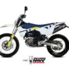 Mivv Slip-On Oval black Husqvarna 701 Enduro / Supermoto 2021-24