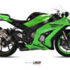 Mivv Slip-On Suono St. Steel con tapa carbono Kawasaki ZX-10 R 2011-15