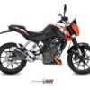 Mivv Full system 1x1 GP black KTM 125 Duke 2011-16 / 200 Duke 2012-14