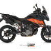 Mivv 2 Slip-On Suono black con tapa carbono KTM 990 Supermoto SMT 2009-13