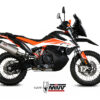 Mivv Slip-On Oval titan con tapa carbono KTM 790 Adventure/R 19-20 / 890 Adventure/R 20-23