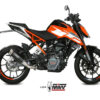 Mivv Slip-On GP Pro black KTM 125/390 Duke / RC 125/390 2017-20
