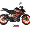 Mivv Slip-On X-M1 black KTM 125 Duke 2021-23