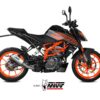Mivv Slip-On Mk3 St. Steel KTM 125 Duke 2021-23