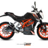 Mivv Full system 1x1 GP black KTM 390 Duke 2013-16