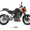 Mivv Full system 1x1 Suono St. Steel con tapa carbono KTM 125 Duke 2011-16 / 200 Duke 2012-14