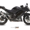 Mivv Slip-On Suono St. Steel con tapa carbono Kawasaki Ninja 300 2013-16 / Z300 2015-16