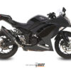 Mivv Slip-On Suono black con tapa carbono Kawasaki Ninja 300 2013-16 / Z300 2015-16