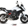 Mivv Full system 2x1 Oval St. Steel Kawasaki Versys 650 2015-22