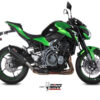 Mivv Slip-On Suono black con tapa carbono Kawasaki Z900 2017-19 / Z900 A2 (35/70 KW) 2017-24