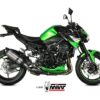 Mivv Slip-On Suono St. Steel con tapa carbono Kawasaki Z900 2020-24