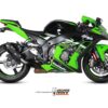 Mivv Slip-On Suono black con tapa carbono Kawasaki ZX-10 R / RR / SE 2016-24