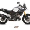 Mivv Slip-On Oval carbono con tapa carbono Suzuki DL V-Strom 1000/XT 14-20 / V-Strom 1050/XT 20-23